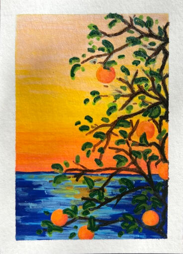 Oranges by the sea