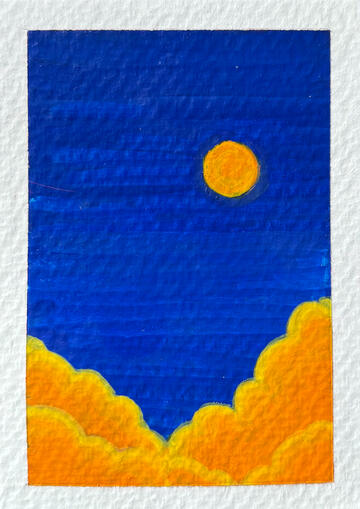 Moon and Clouds